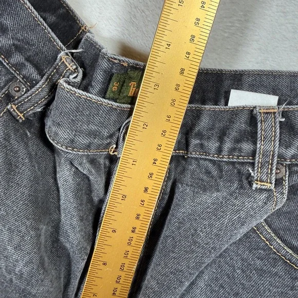 Timberland Mens Jeans Dark Wash Denim Straight Leg Size 36x32 - Picture 6 of 11